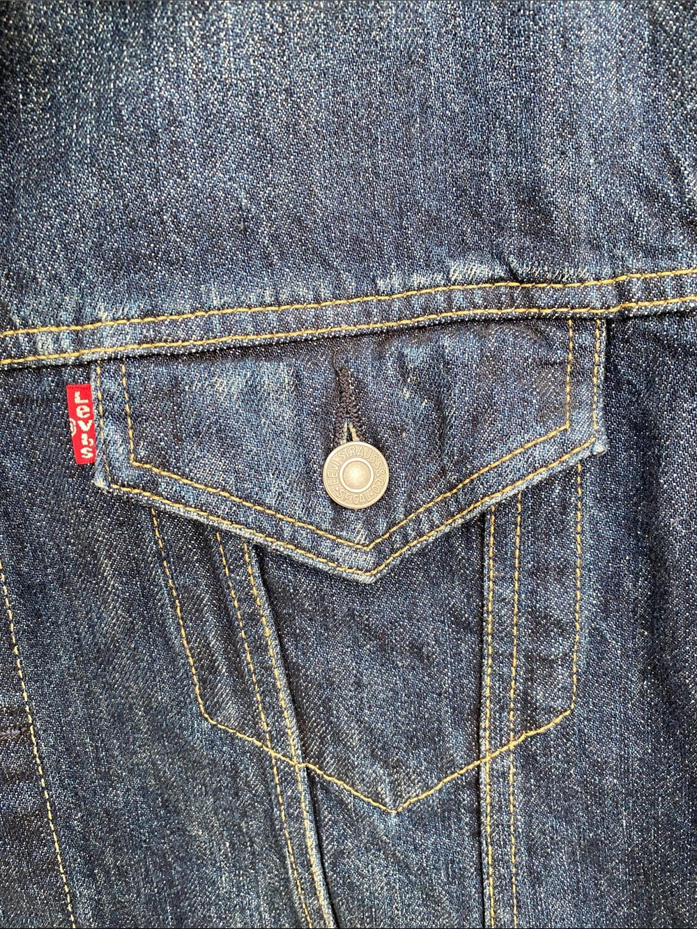 Customized LEVI’S Jean Jacket L - Picture 4 of 10